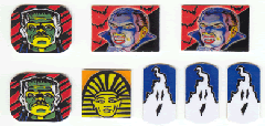 Monster Bash Target Decals (set of 8)