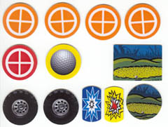 No Good Gofers Target Decals (set of 12)
